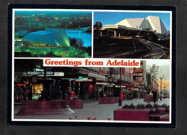 A3223 Australia SA Adelaide Rundle Mall Festival Theatre PU1993 Castle postcard