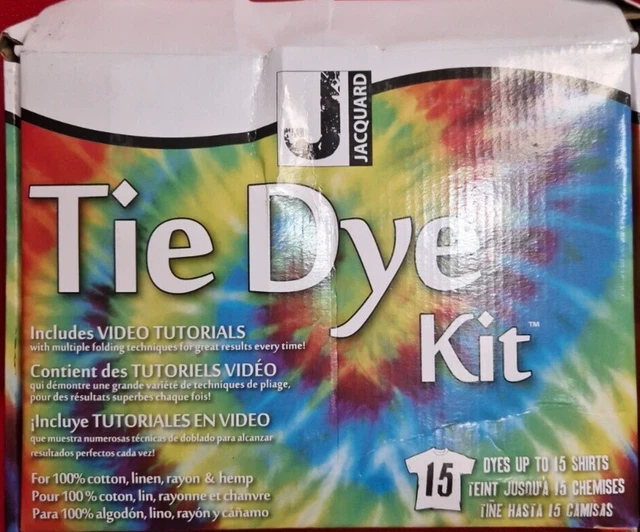 Kit de camisa Jacquard Tie Dye 15x EMBALAJE DAÑADO