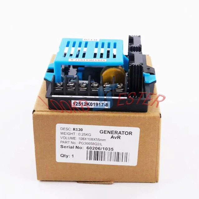 1pc R120 AVR Brushless Diesel Motor automatic voltage regulator Power Generator
