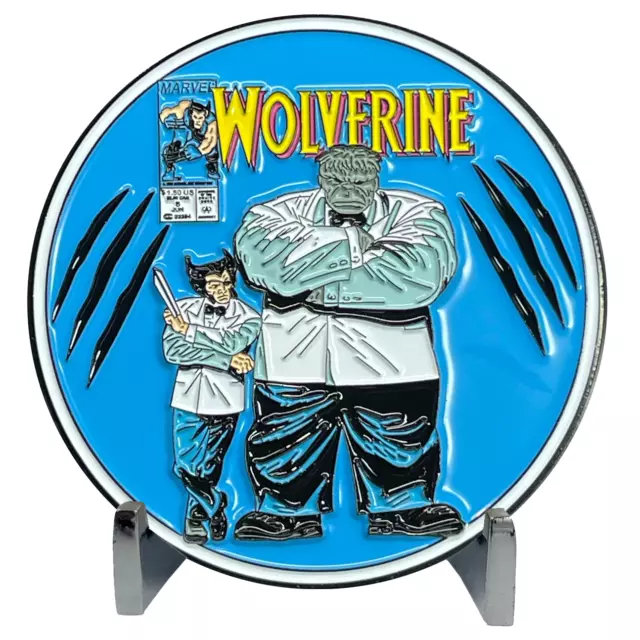 BL11-003 Marvel Wolverine Comic Book inspired Alaska Police Challenge Coin