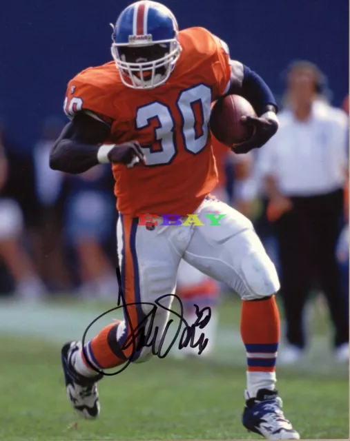 TERRELL DAVIS DENVER BRONCOS Signed 8x10 Autographed Photo Reprint