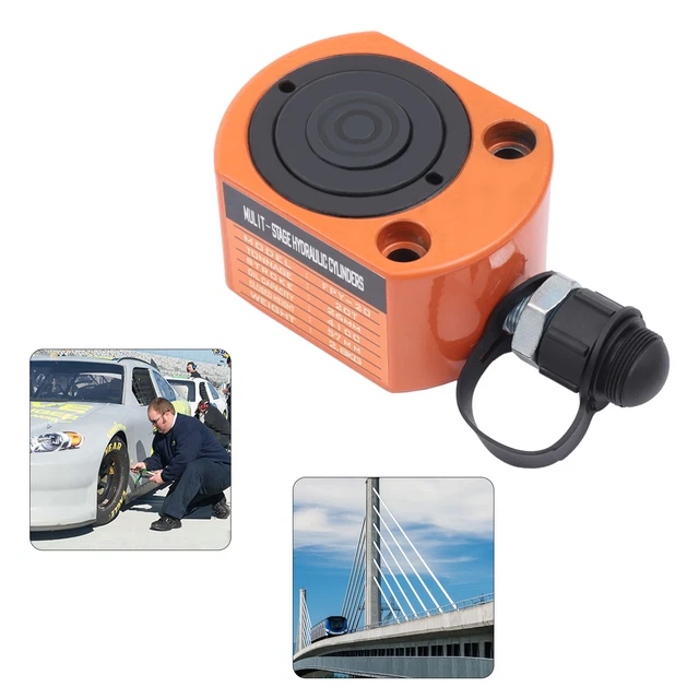 20 TON HYDRAULIC Portable Ram Lifting Cylinder Stroke Porta Power Jack