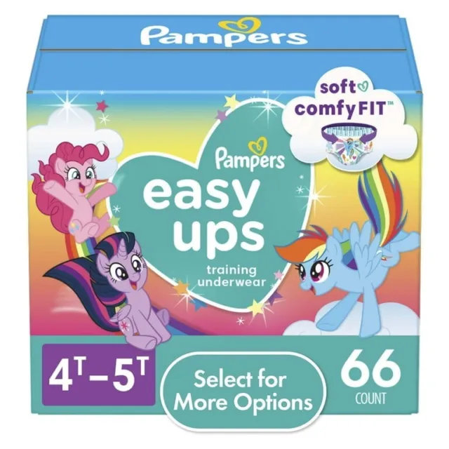 4 sample Pampers easy-ups 4t-5t (baby shark)