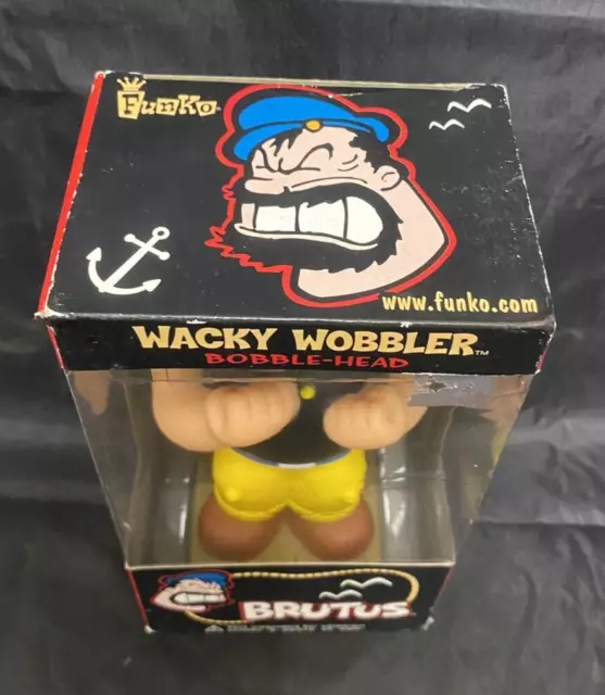 2006 Funko  Wacky Wobbler King Features Popeye Brutus Bluto Bobblehead 2