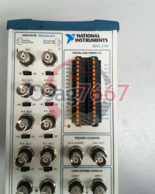 One National Instruments NI BNC-2110 BNC2110 Connettore usato