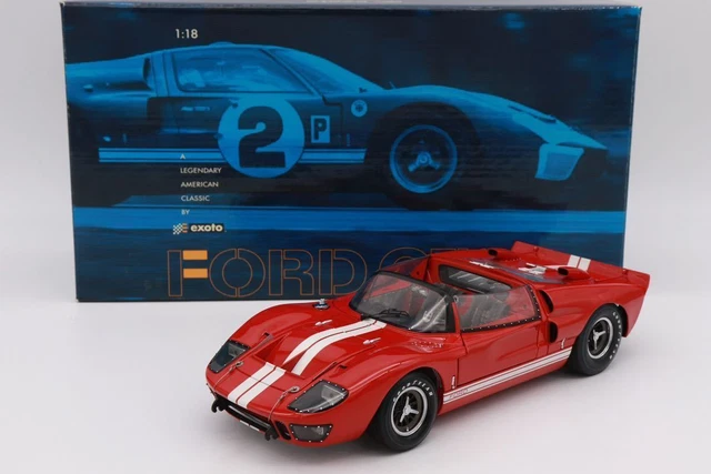 Exoto 1/18 Ford Gt40 Mki American Car Convertible