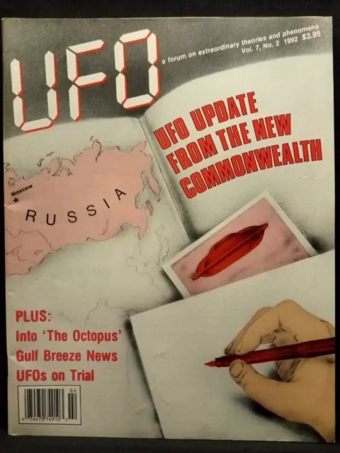 UFO Magazine Volume Vol 7 Issue Number No 2 March / April 1992 Gulf Breeze News