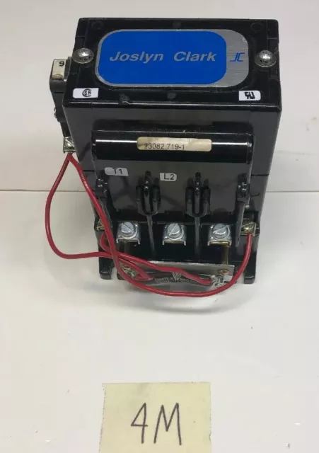 Joslyn Clark DANAHER CONTROL 5DP1-5051-22 30a contactor 240vdc coil ward leonard