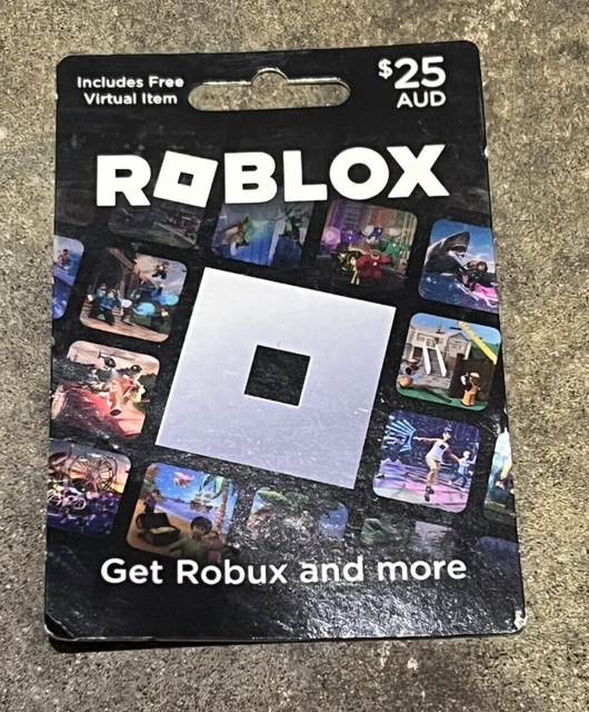 Roblox Gift Card $25 Australia Region Unwanted Gift - No Reserve