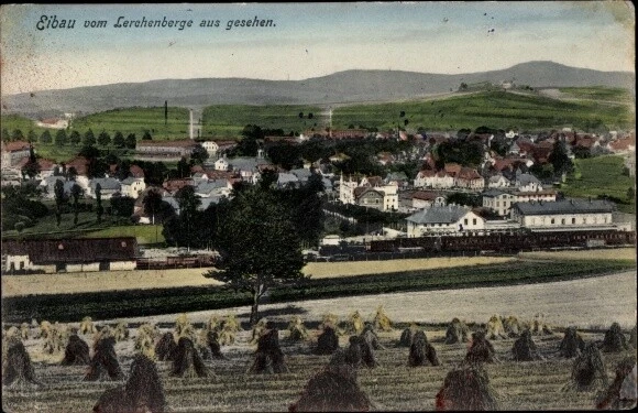 Ak Eibau Kottmar in der Oberlausitz, Totale vom Lerchenberg aus - 3087862