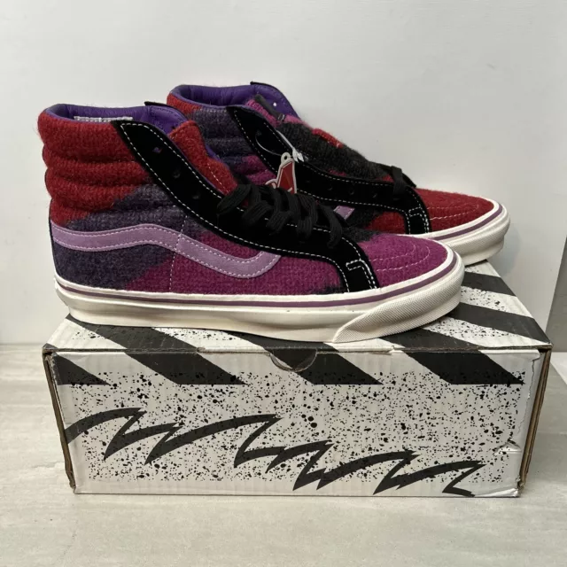 Vans Og Sk8 Hi Lx Concepts BRAND NEW size 9.0 Purple Mohair RARE (VN0A4BVB04G)