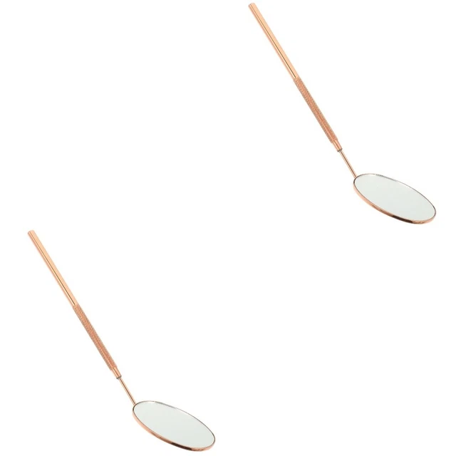 2x Hogar Salón de Belleza Espejo de Extensión de Pestañas Espejo de Pestañas