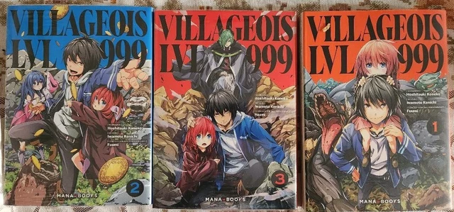 MANGA VILLAGEOIS LVL 999 tome 1 à 3 EUR 15,00 - PicClick FR