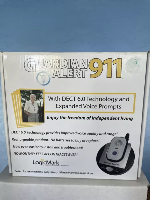 Nuevo Alarm LogicMark 30511 Guardián Alerta de Caídas Sistema de Emergencia Colgante/Cargas