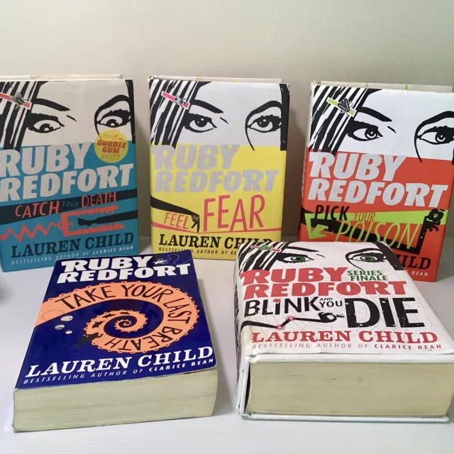 Ruby Redfort Series 5 Book Bundle YA Young Adult Book Hardcovers Lauren Child