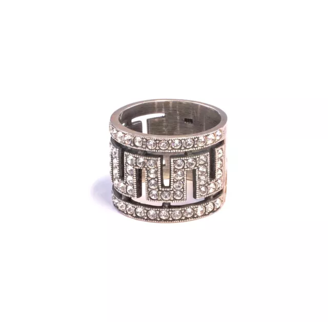9901342 925er Silber Ring mit Swarovski-Steinen Gr. 52,5 geometrisch