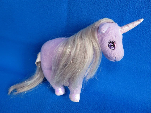 LILA UNICORN PONY horse LILAC plush BARBIE SWAN LAKE soft toy MATTEL VINT. 2002