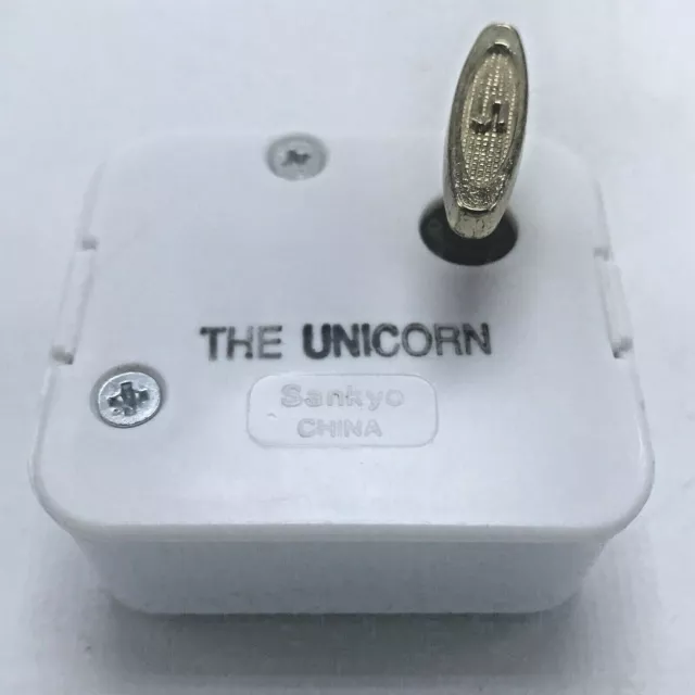 SANKYO Music Box Movement w Key Plays "The Unicorn" Works