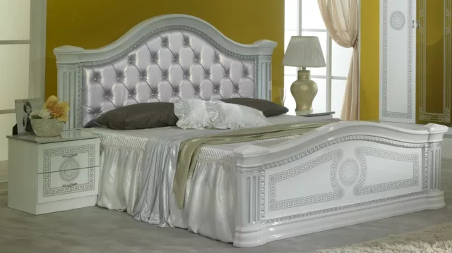 Classe Chambre à Coucher Set 3tlg Lit Double Lits 2x Table de Chevet