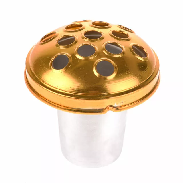 Grave Vase Container Gold Lid Aluminium Grave Pot Insert Available in 3 Sizes