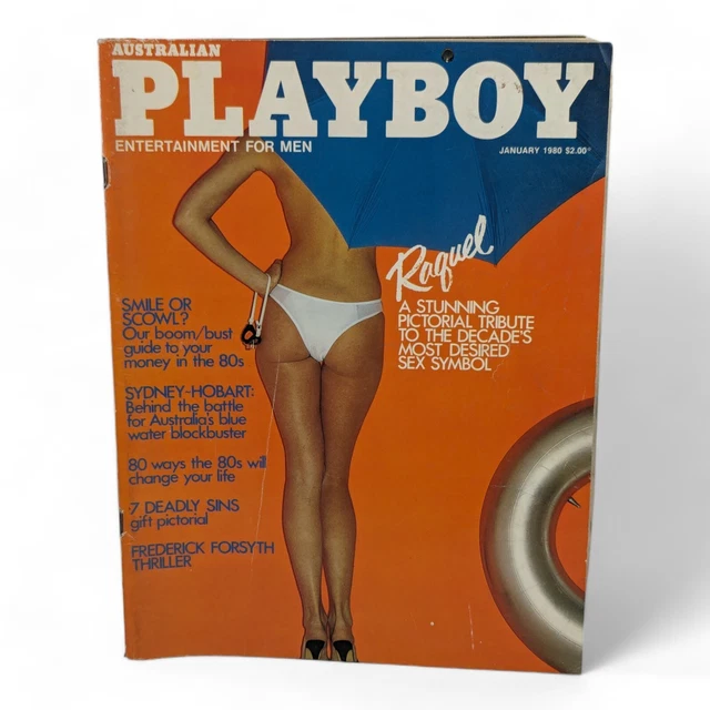 AUSTRALIAN PLAYBOY MAGAZINE January 1980 Linda Leftwich + Raquel