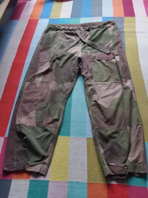 WW2 british army denison windproof trousers large.