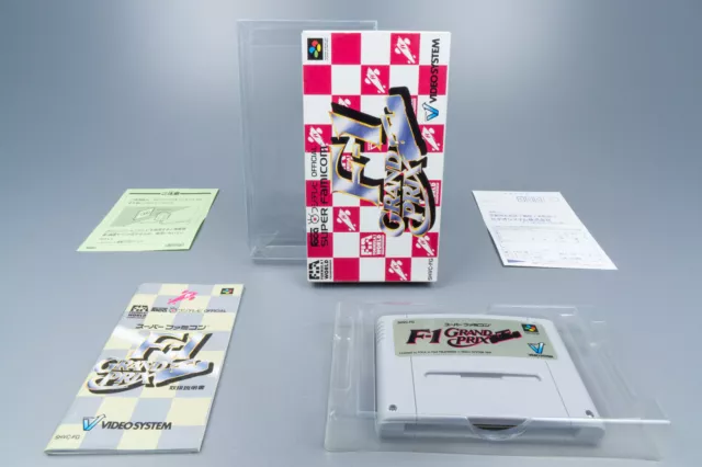 Super Famicom *F-1 Grand Prix* SFC OVP mit Anleitung Reg Card NTSC-J