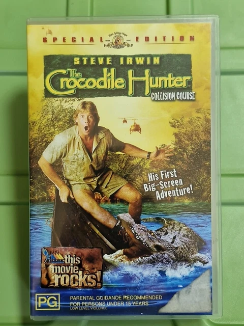 THE CROCODILE HUNTER Collision Course Vhs Steve Irwin Watched Works ...
