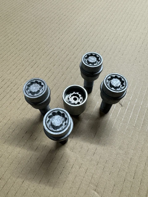 Vw Transporter T6 2015-2024 Wheel Locking Nuts M14X1.5X36 Security Bolts 299/5 - View #4