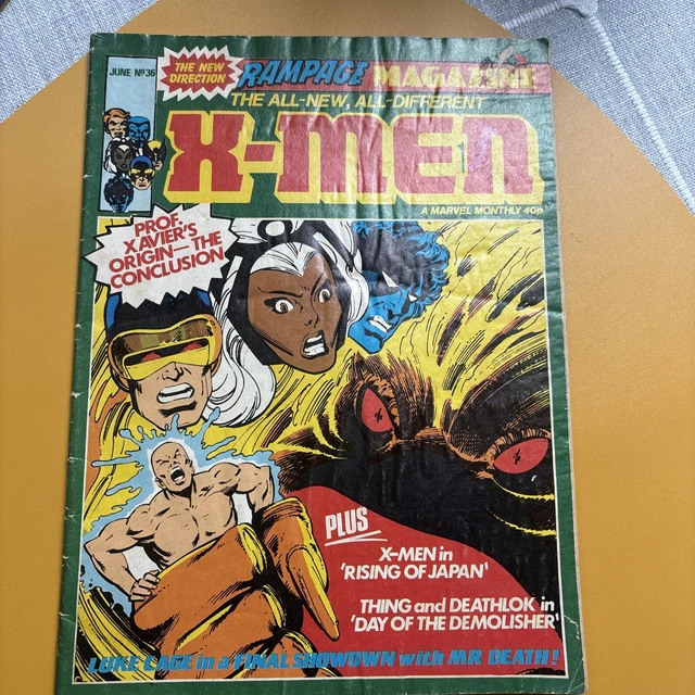 MARVEL MONTHLY COMICS X-Men Rampage Magazine #32 1981 Uk Comic £3.00 ...