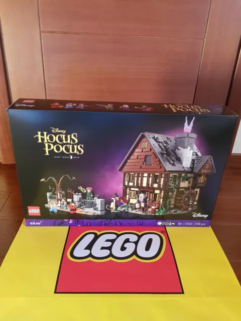 LEGO IDEAS 21341 Hocus Pocus Disney The Sanderson Sister Cottage NUOVO SIGILLATO