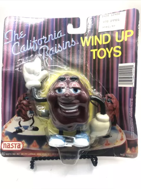 Vintage 1987 California Raisins Wind Up Toy New In Box Collectible Sealed