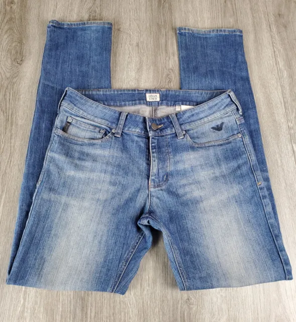 Armani Junior Boys Slim Fit Jeans Age 15 Yrs Blue Wash Denim