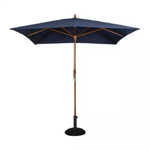 Bolero Square Outdoor Umbrella 2.5m Navy Blue PAS-GH991