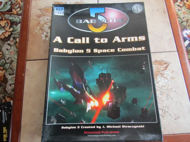 Mongoose Babylon 5 A Call To Arms Space Combat Game Unpunched