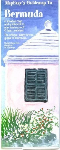 MAPEASY'S GUIDEMAP TO BERMUDA (MAPEASY'S GUIDEMAPS) By Chris Harris *BRAND NEW*