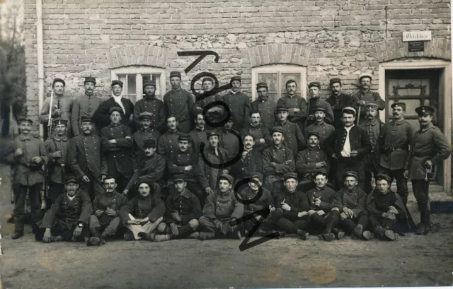 Photo WK1 - Group Photo Französchische Prisoners of War X101