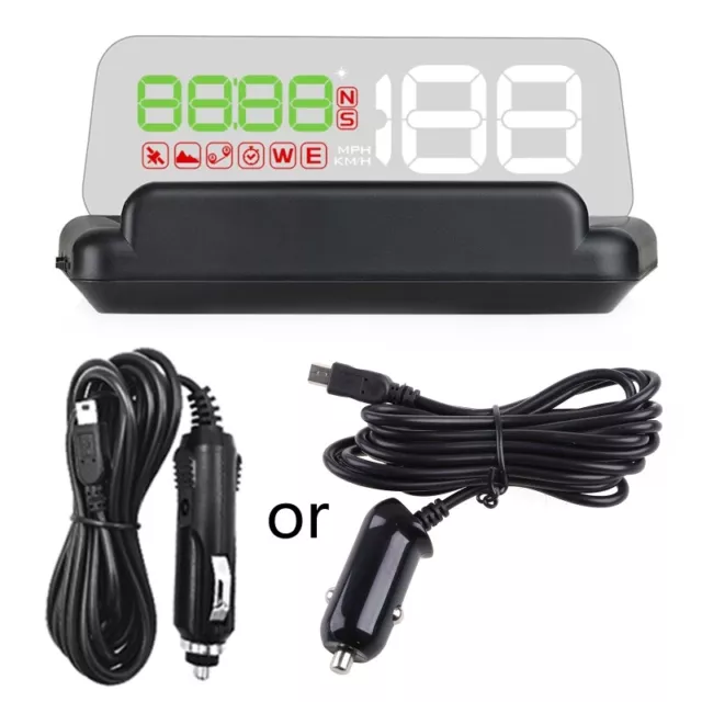 Car Head-up Display RPM Speed ​​Projector Oil Consumption Warn Speedometer