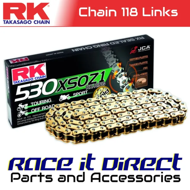 RK Chain for KAWASAKI ZZR 1400 SPECIAL EDITION AB 2013 HD XSOZ1 RX-Ring Gold