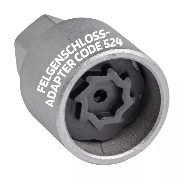 SW-Stahl 02383L-4 Felgenschloss Adapter Code 524 Radsicherunger Knacker für VW