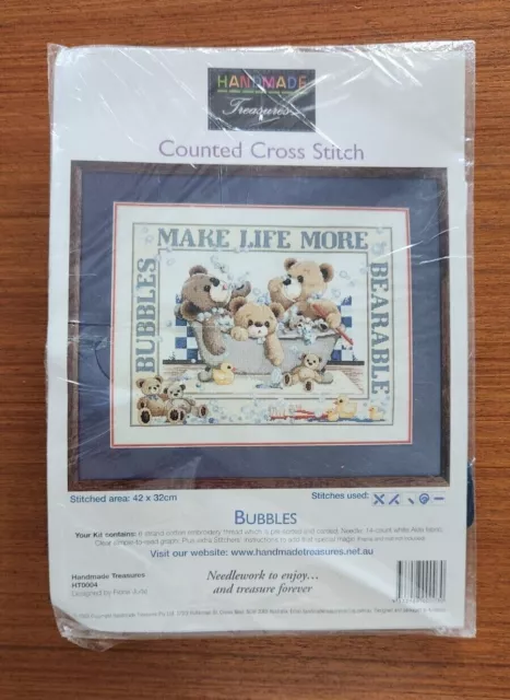 Handmade Treasures Bubbles HT0004 Counted Cross Stitch Kit (2003)