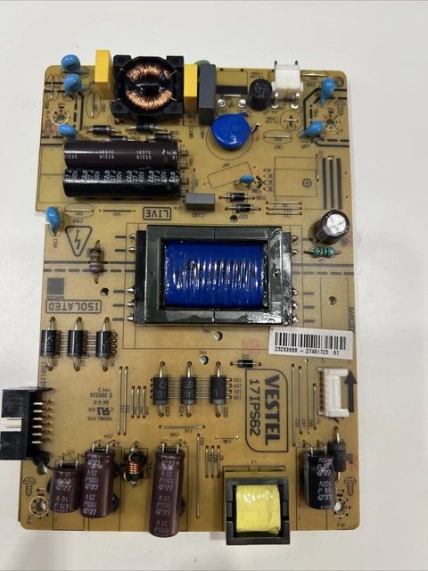 Carte D'alimentation (alim) Pour TV Vestel / Toshiba 24W1333G - Réf. 17 IPS61-2 - Occasion