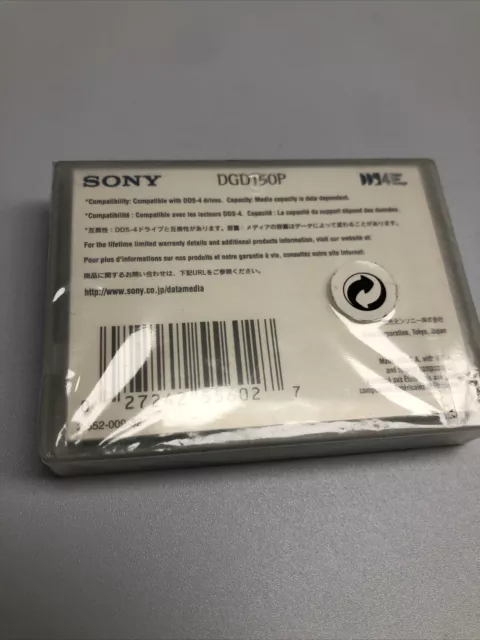 Lot of (3)  Sony DGD-150P DDS-4 20GB 40GB Data Cartridge 3