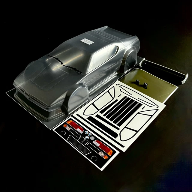 PartCore RC Car Karosserie BMW M3 GTR 1:10 - Unlackiert Mit Dekor