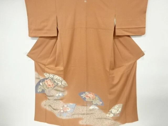 6467926: Japanese Kimono / Vintage Iro Tomesode / Embroidery / Peony