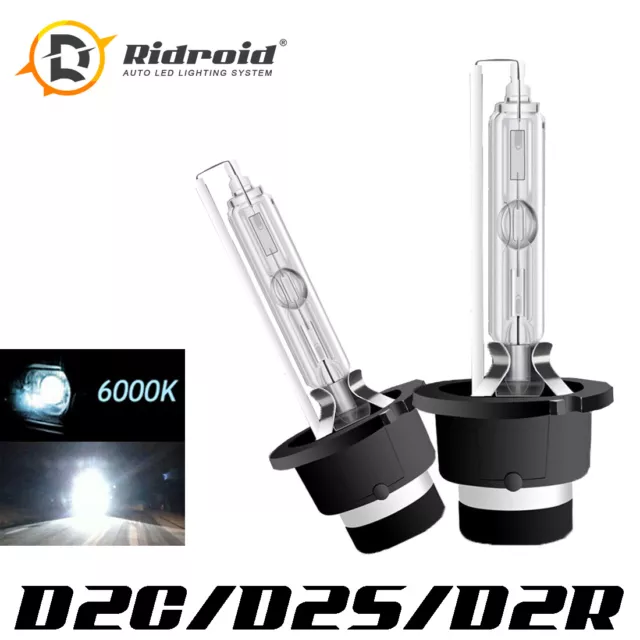 PAIR 6000K D2S D2R D2C HID Xenon Bulbs Factory Headlight HID Replacement