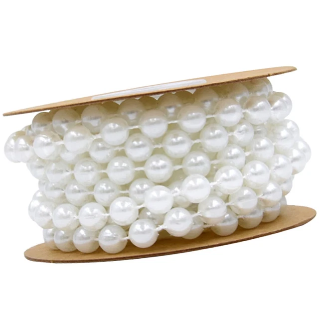 8 MM Faux Pearl Beads Wedding Decor Bead Charms Bracelets Beadwork 11