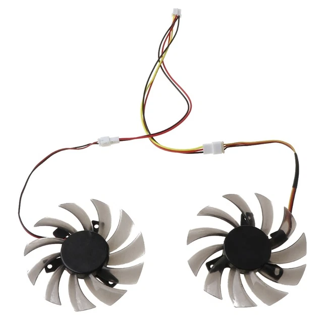 75mm T128010SM 3Pin Cooling Fan for GTX 460 465 560 Ti 580 650 750Ti GT440 GT610