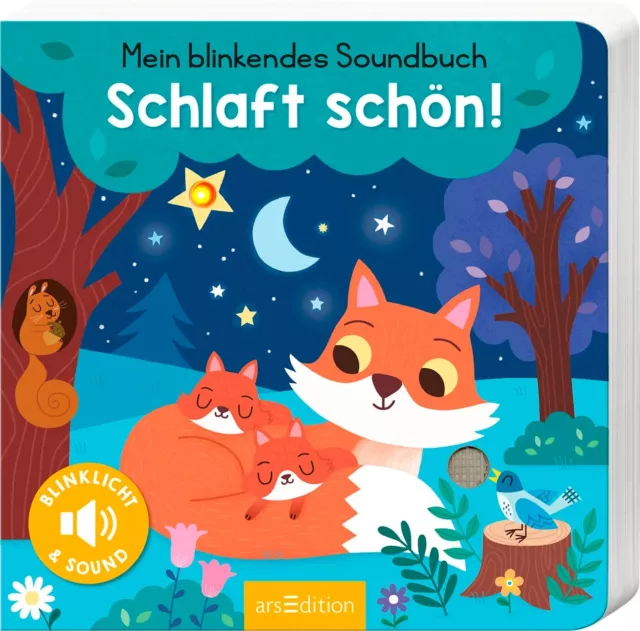 Mein blinkendes Soundbuch - Schlaft schön! Kinderbuch Vorlesen Gutenachbuch