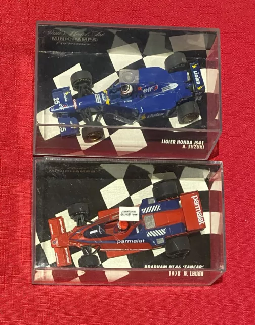 Minichamps/F1 - Brabham Bt46 - Niki Lauda & Ligier Honda - Modelli In Scala 1/43